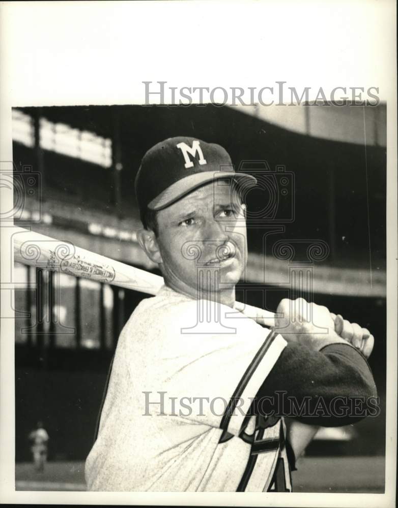 Press Photo Milwaukee Braves Andy Pafko. - nox41965