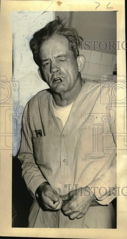 1956 Press Photo Attack Victim Norris Pearson of Gonzales, Louisiana - nox42160