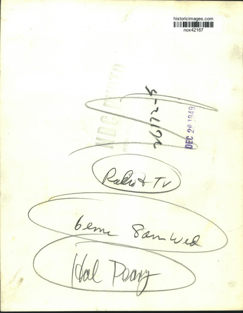 1948 Press Photo Actor Hal Peary poses for a promotional photo - nox42167