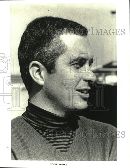 1971 Press Photo Roger Penske, Founder & Chairman of Team Penske Car Racing
