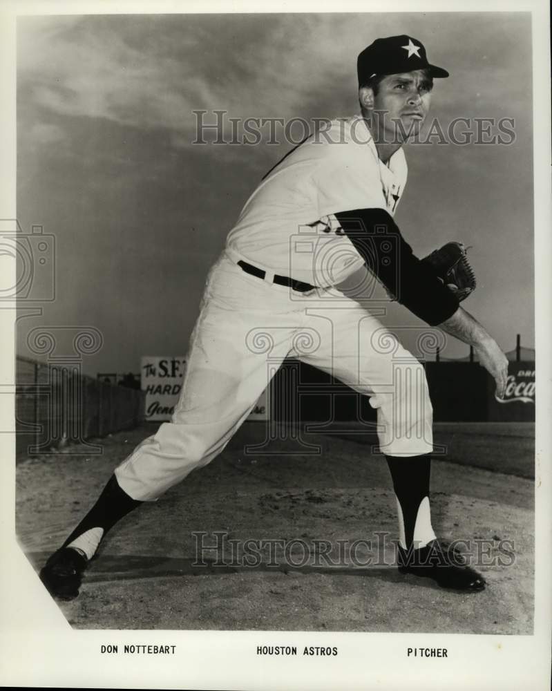 Press Photo Houston Astros pitcher Don Nattebart. - nox42432