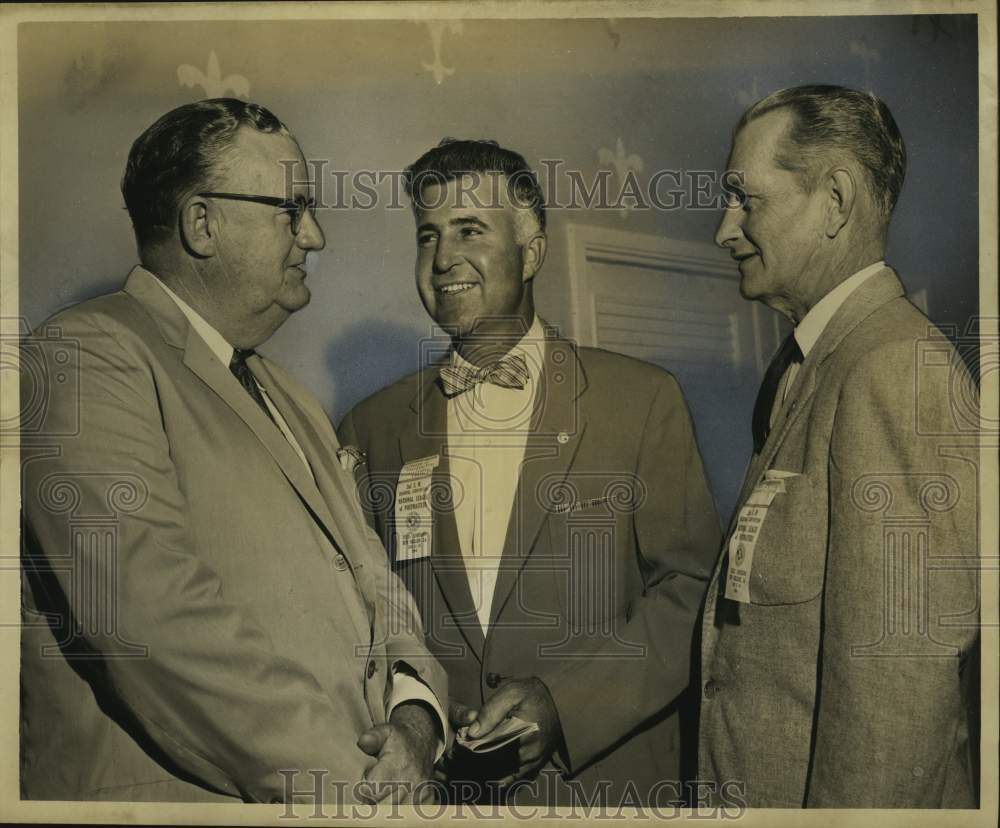 1958 Press Photo Louisiana &amp; Texas postmasters at a convention at the Monteleone- Historic Images