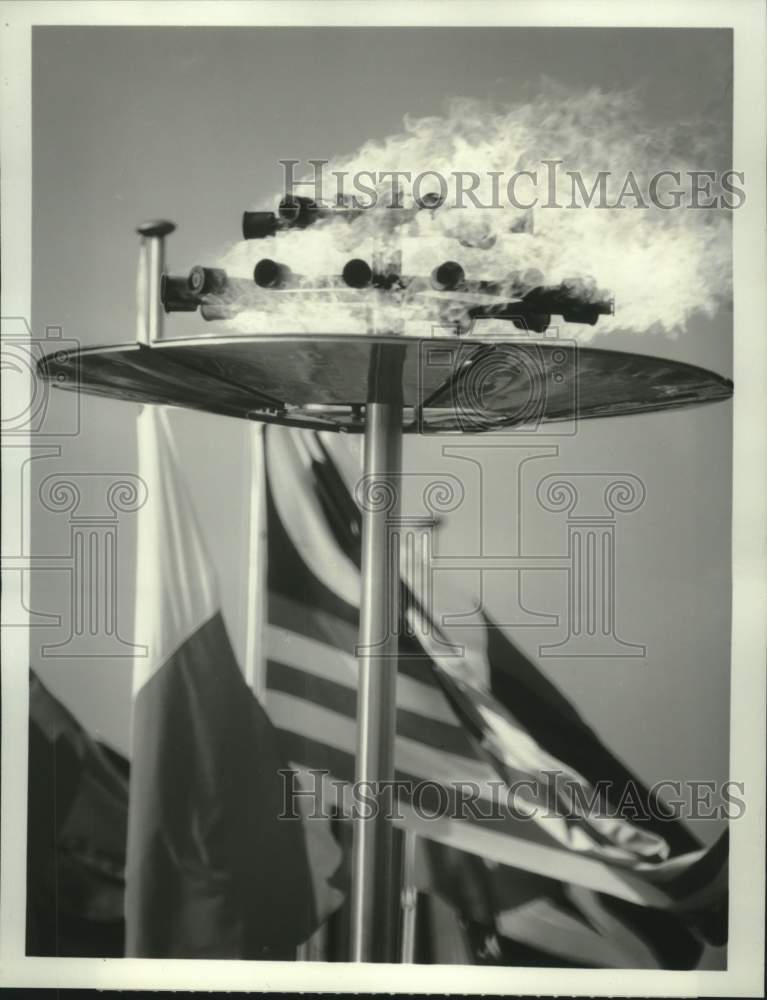 1984 Press Photo The Olympic Flame - nox43428- Historic Images