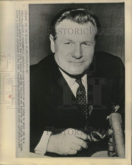 1959 Press Photo New York Governor Nelson A. Rockefeller - nox43651- Historic Images