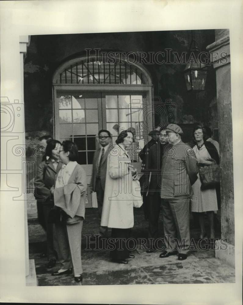1977 Press Photo China&#39;s Liaison Office Chief Huang Chen in New Orleans