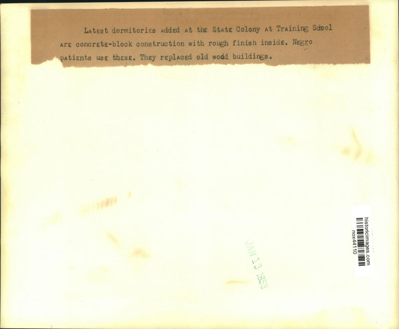 Load image into Gallery viewer, 1953 Press Photo Dorm at State Colony &amp; Training School, Pineville, Louisiana
