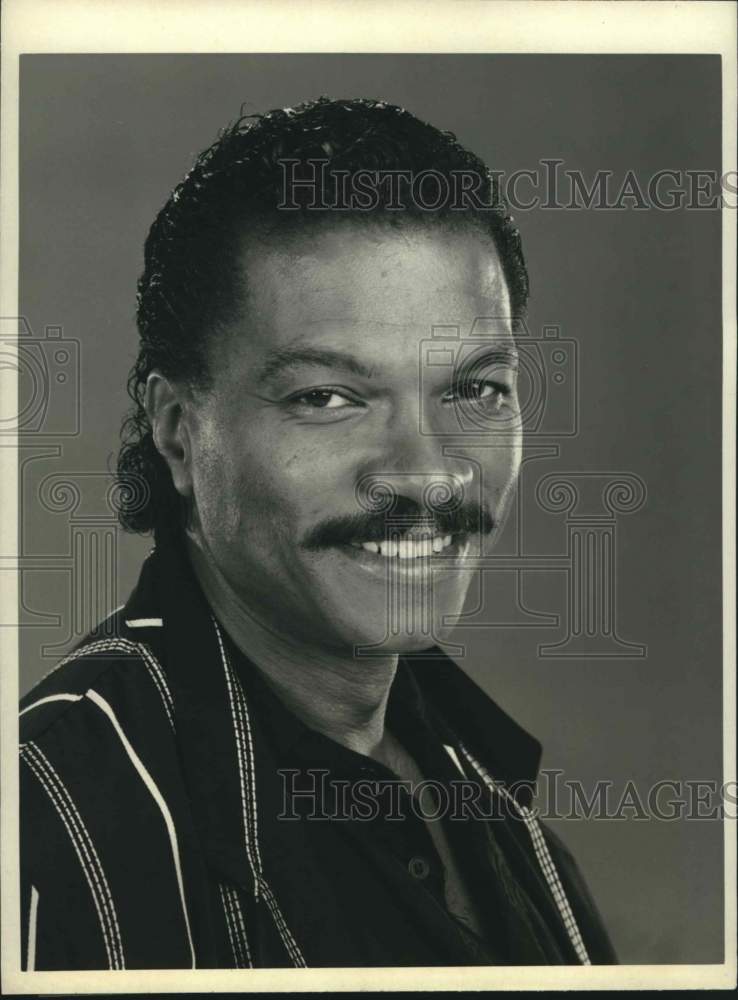 1986 Press Photo Actor Billy Dee Williams of &quot;Courage&quot;- Historic Images