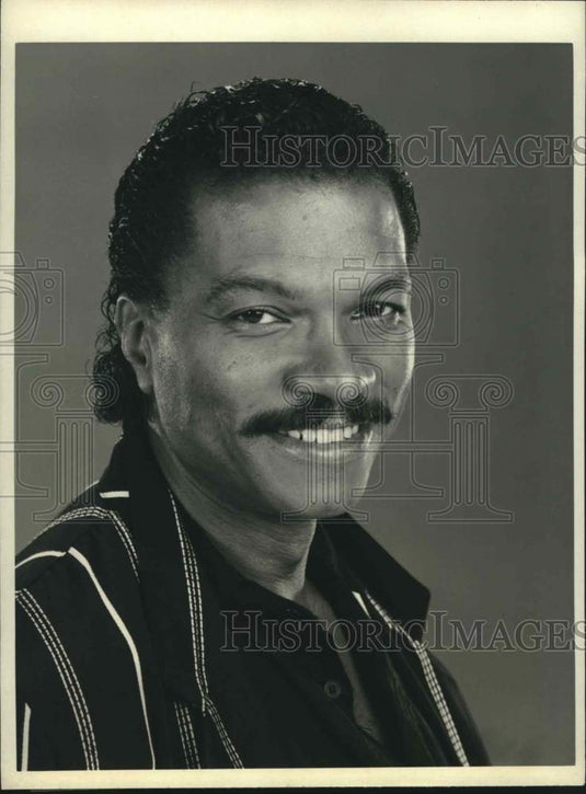 1986 Press Photo Actor Billy Dee Williams of "Courage"- Historic Images