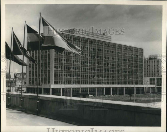 1958 Press Photo State Office Building in New Orleans - nox45708