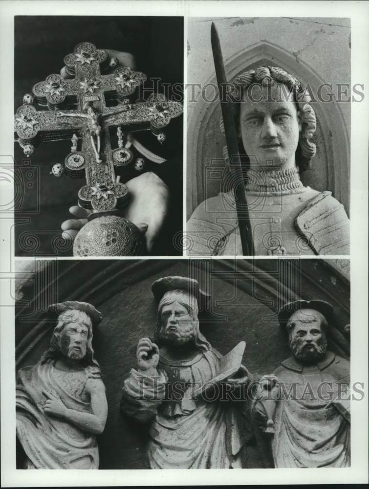 1984 Press Photo Religious Art Treasures in Sarajevo, Bosnia &amp; Herzegovina- Historic Images