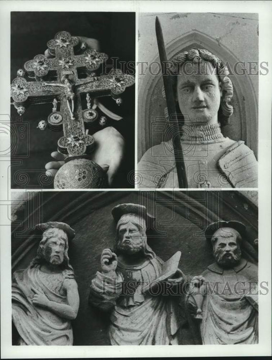 1984 Press Photo Religious Art Treasures in Sarajevo, Bosnia & Herzegovina- Historic Images