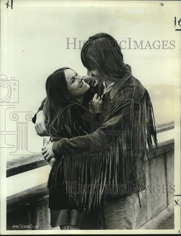 1970 Press Photo Actors Barbara Hershey, Scott Glenn in &quot;The Baby Maker&quot;- Historic Images