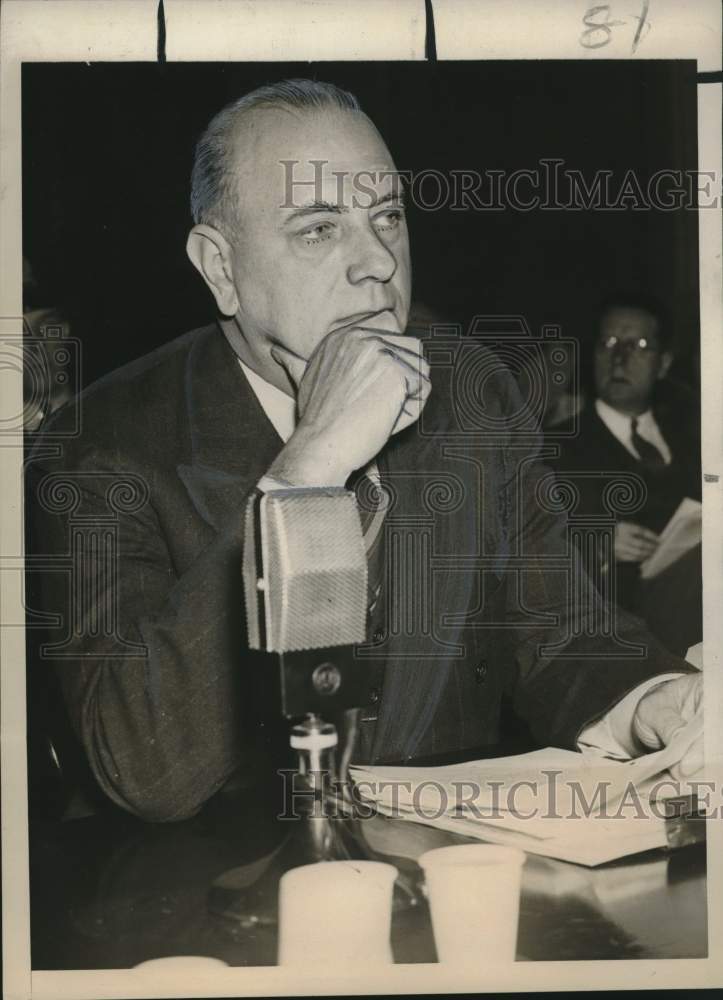 1940 Press Photo Emil Schram Chairman of the Reconstruction Finance Corporation.