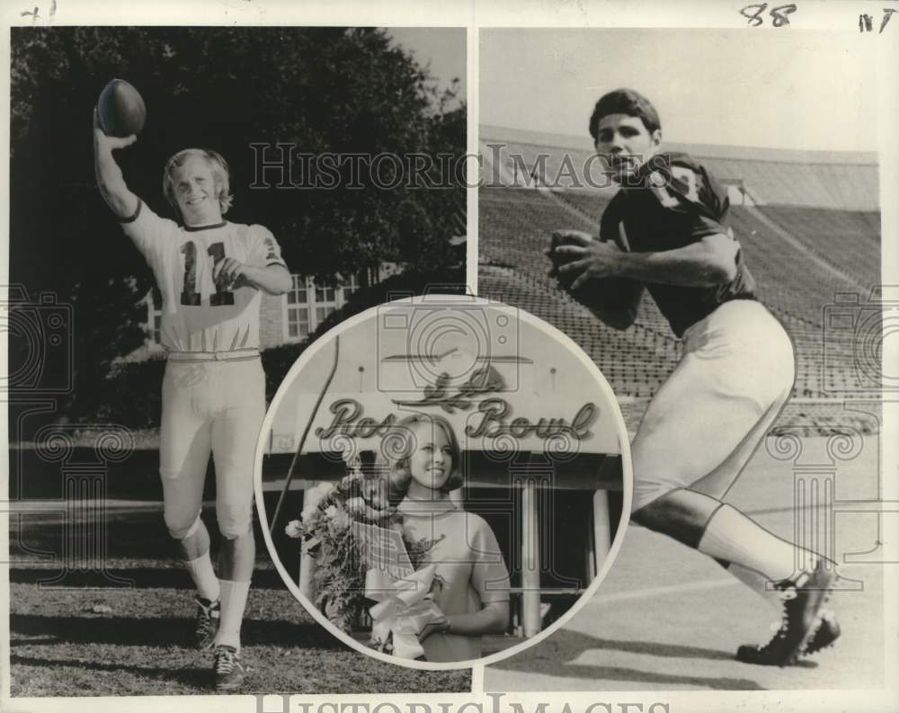 1971 Press Photo Football - NBC-TV&#39;s &quot;Rose Bowl Game&quot; advertisement - nox47085- Historic Images