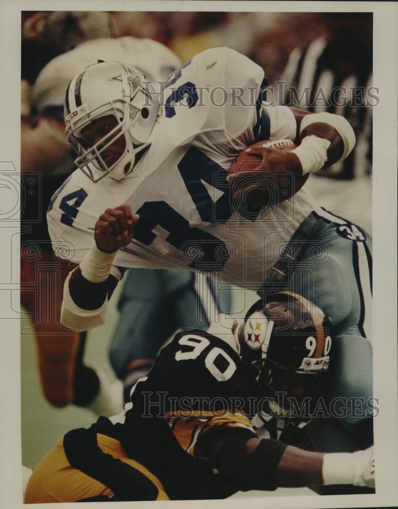 1988 Press Photo Dallas Cowboys Footballer Herschel Walker in Action - nox48198- Historic Images