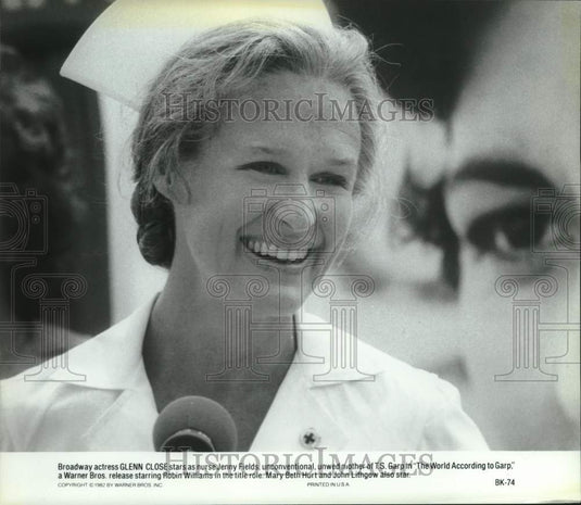 1982 Press Photo Glenn Close stars as a nurse in "The World According to Garp"- Historic Images