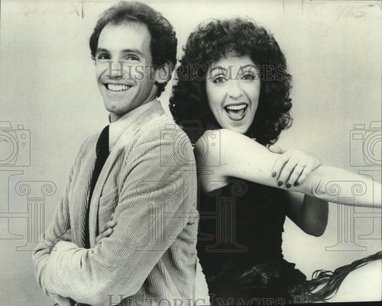 1982 Press Photo Richard Ryder & June Gable star in "They're Playing Our Song"- Historic Images