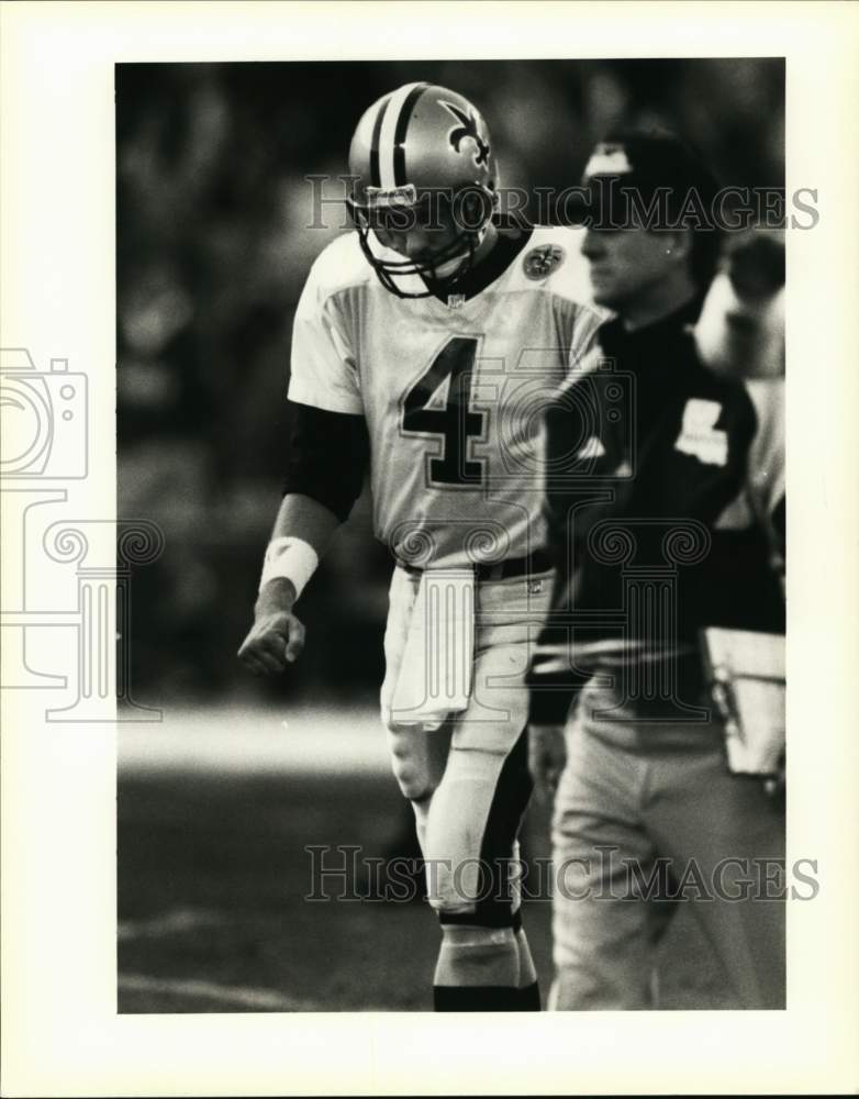 1989 Press Photo New Orleans Saints Football Quarterback Steve Walsh - nox49067- Historic Images