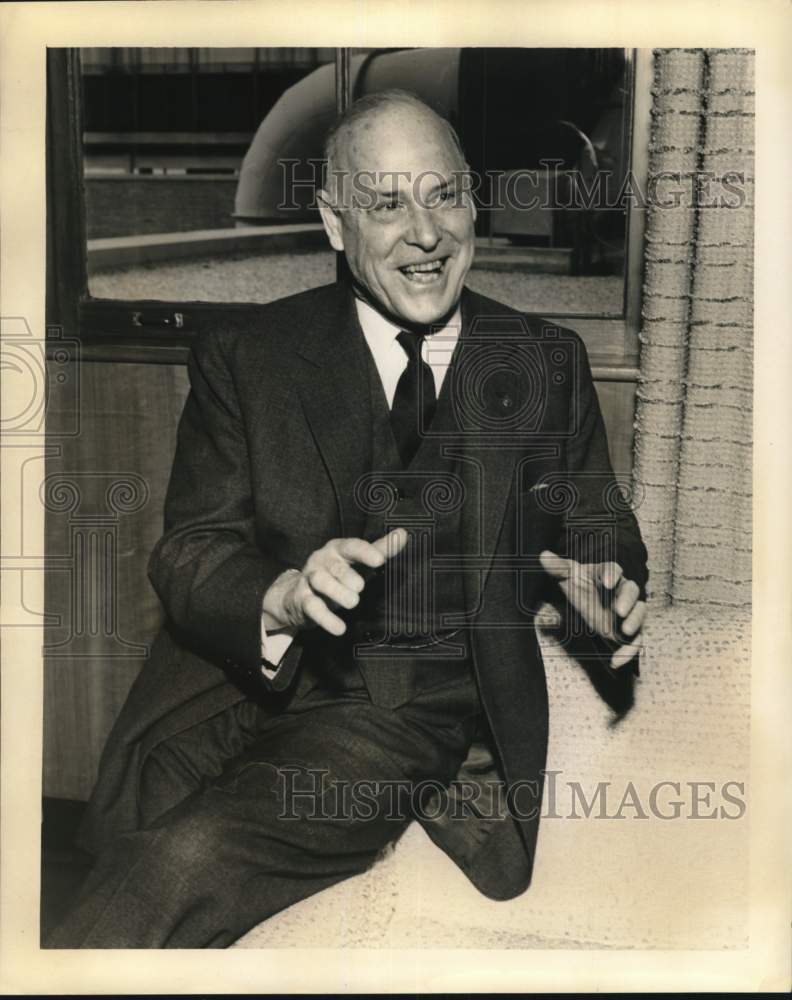 1956 Press Photo Sinclair Weeks, Secretary of Commerce - nox49865- Historic Images