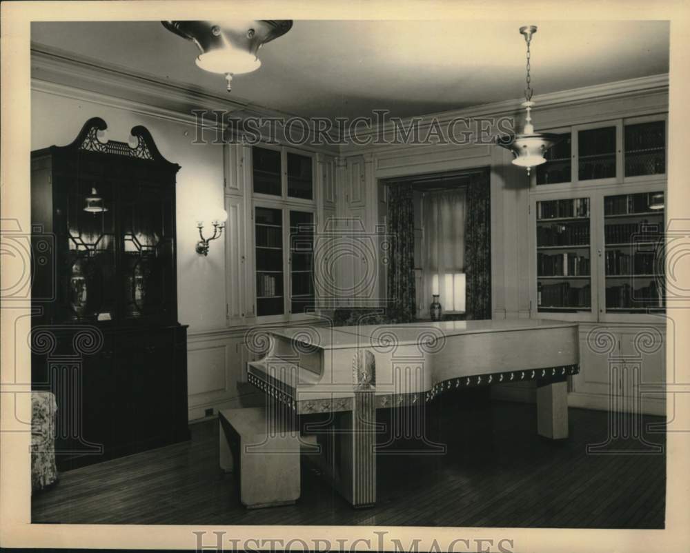 1941 Press Photo The President&#39;s Library, White House, Washington, D.C.- Historic Images