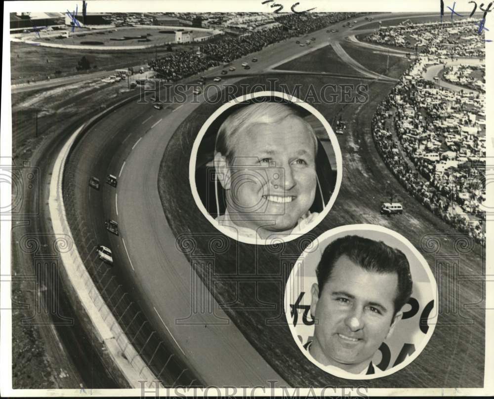 1970 Press Photo Cale Yarborough, Leroy Yarbrough to Meet at Firecracker 400- Historic Images