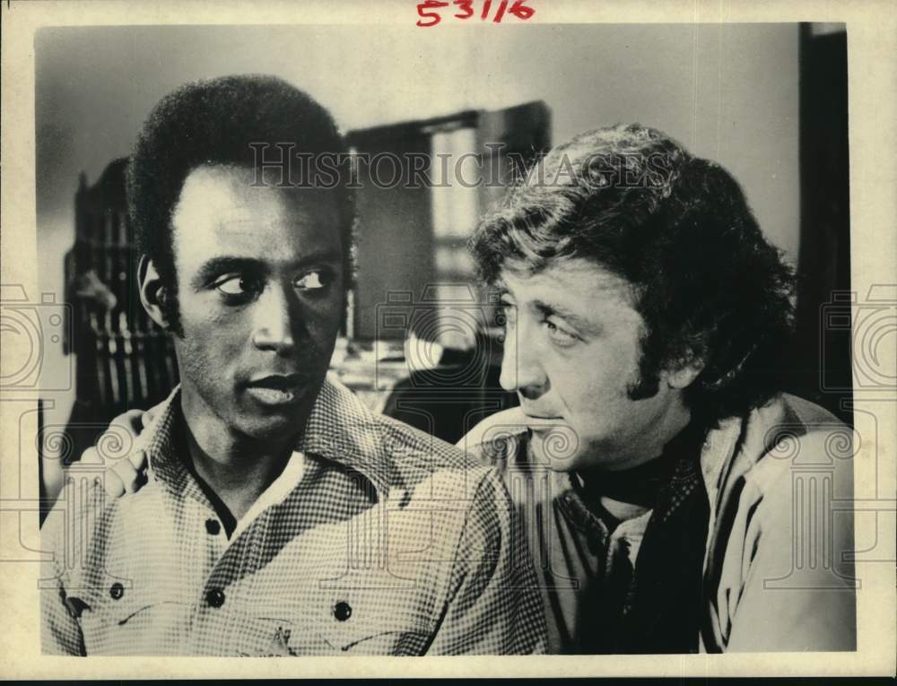 1985 Press Photo Cleavon Little and Gene Wilder in &quot;Blazing Saddles&quot; - nox51468- Historic Images