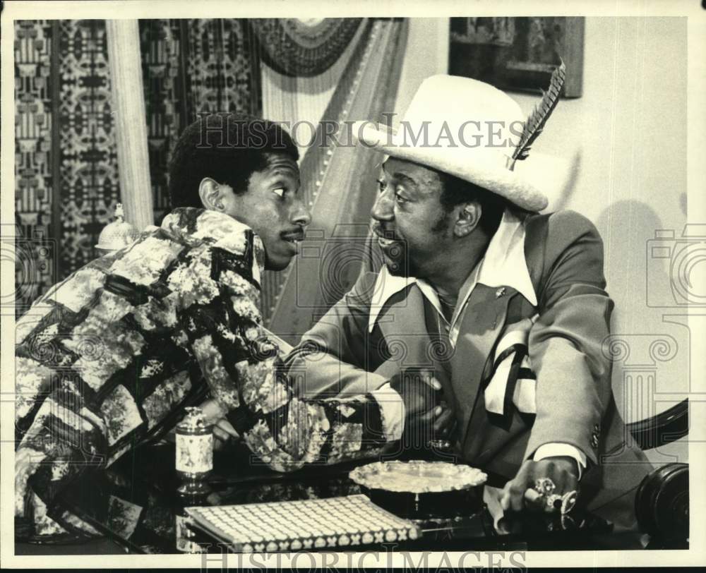 1978 Press Photo Jimmie Walker, Theodore Wilson In "Good Times" Season Premiere- Historic Images