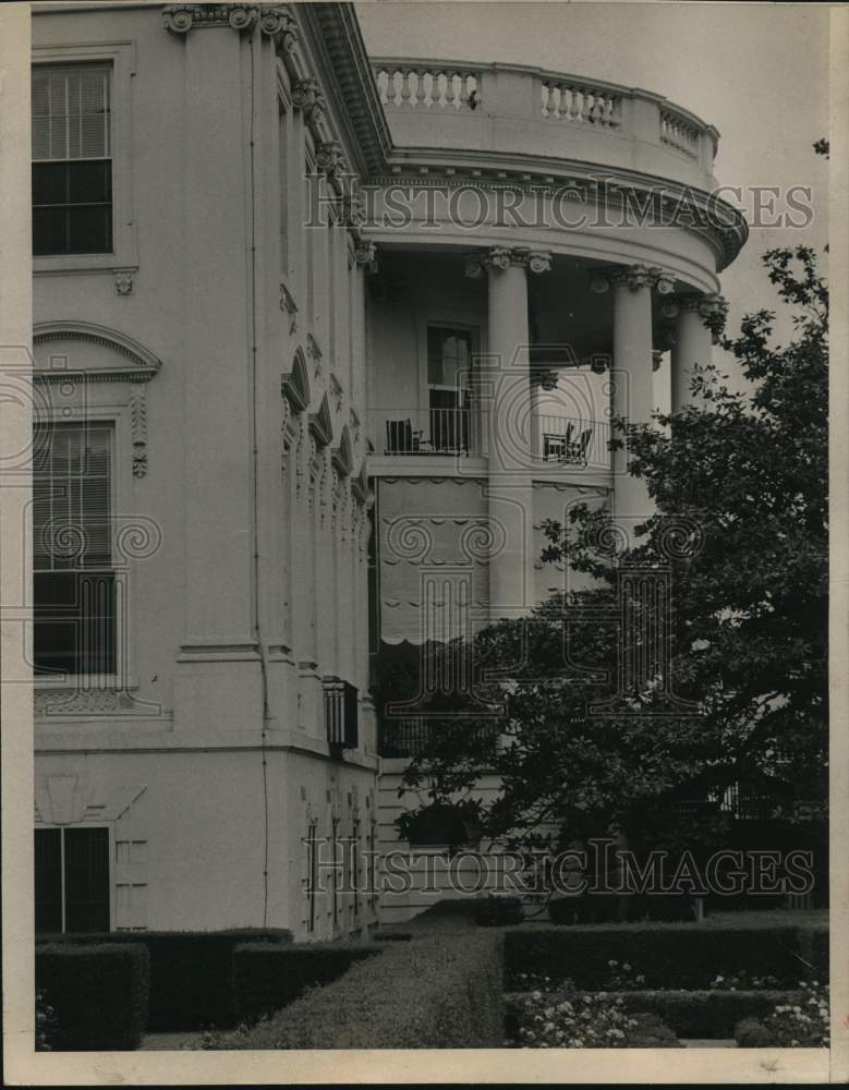 1948 Press Photo White House's Balcony on the South Portico - nox52537
