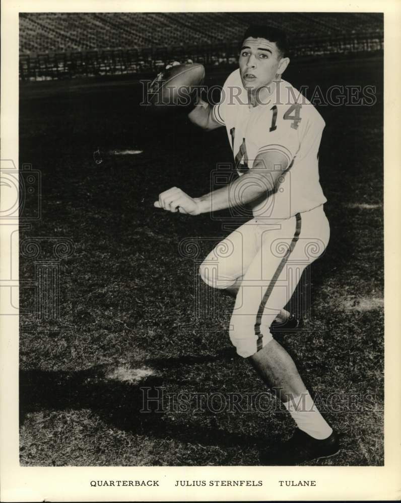 1967 Press Photo Tulane University quarterback Julius Sternfels - nox53802- Historic Images