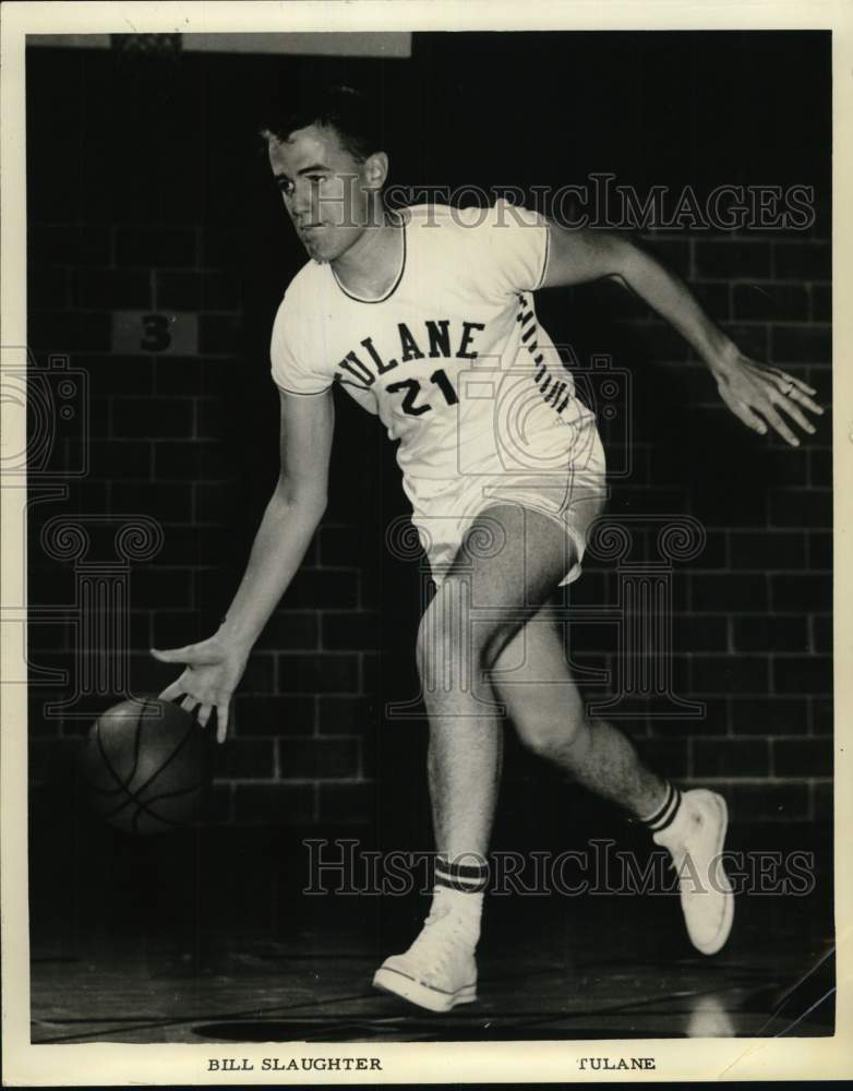 Press Photo Tulane's basketball player Bill Slaughter. - nox53920- Historic Images