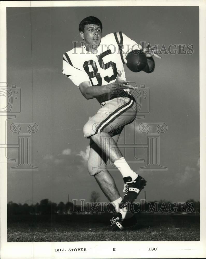 1970 Press Photo Louisiana State University&#39;s football end Bill Stoker.- Historic Images