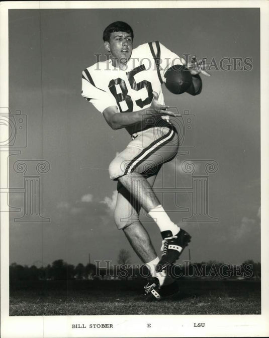 1970 Press Photo Louisiana State University's football end Bill Stoker.- Historic Images