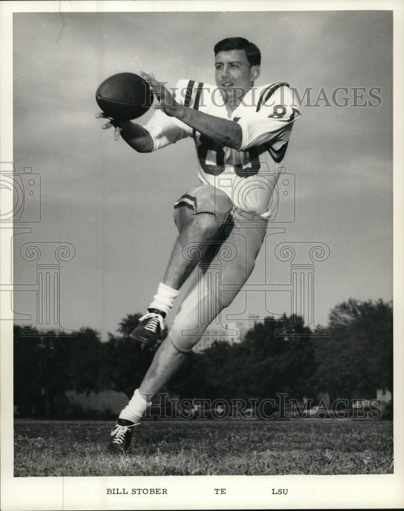 1969 Press Photo Louisiana State University tight end Bill Stober. - nox54083- Historic Images