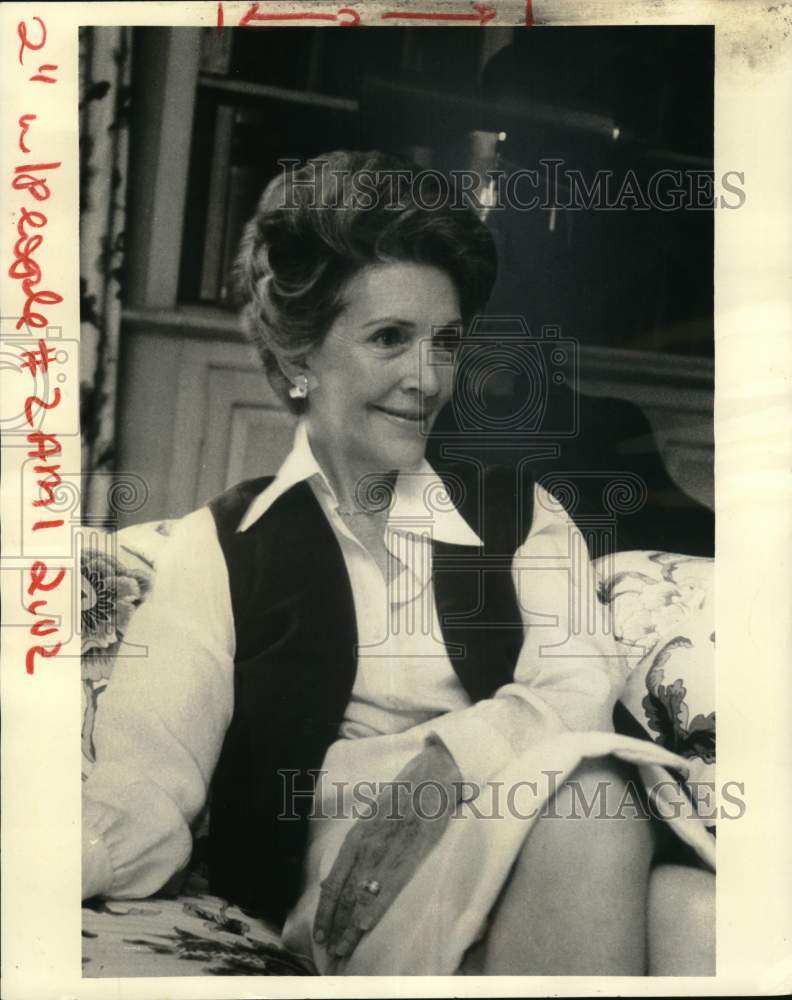 1980 Press Photo Nancy Reagan, First Lady-to-be - nox54659- Historic Images