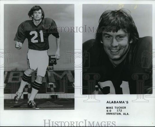 1978 Press Photo University of Alabama Football Player Mike Tucker - nox55885- Historic Images