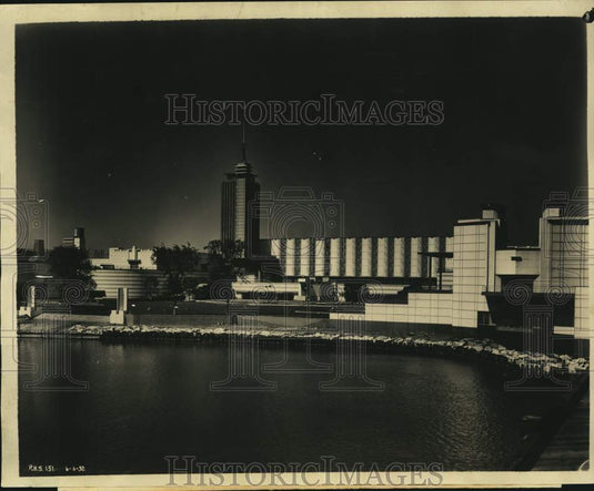 Press Photo Chicago's Hall of Science building of A Century of Progress.- Historic Images