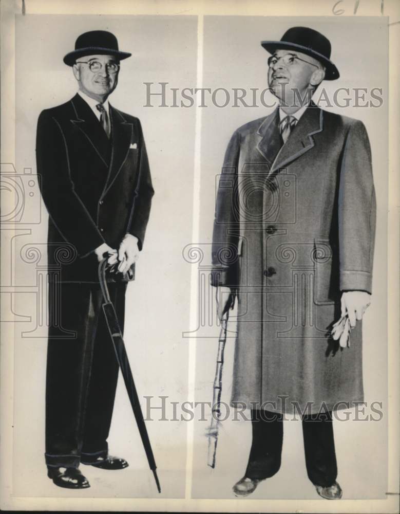 1952 Press Photo Cloth and Clothes journal clothing for President Truman.- Historic Images