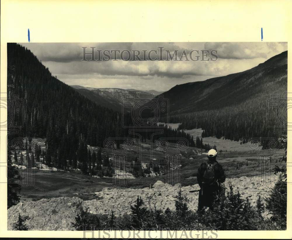 1990 Press Photo Colorado Rockies National Parks lightly visited in September- Historic Images