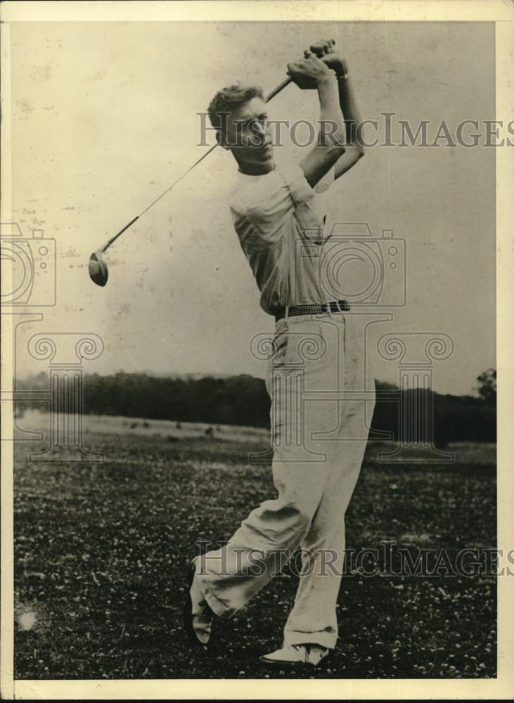 1935 Press Photo New Orleans&#39; golfer Fred Haas in Richmond, Virginia - nox61714- Historic Images