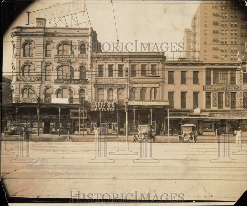 1974 Press Photo 900 Block of Canal Street in New Orleans, Louisiana - nox64812- Historic Images