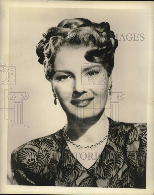 1949 Press Photo Singer Marina Koshetz of 
