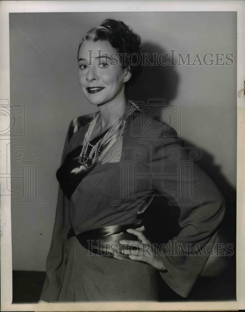 1950 Press Photo Edith Meiser - ora63121- Historic Images