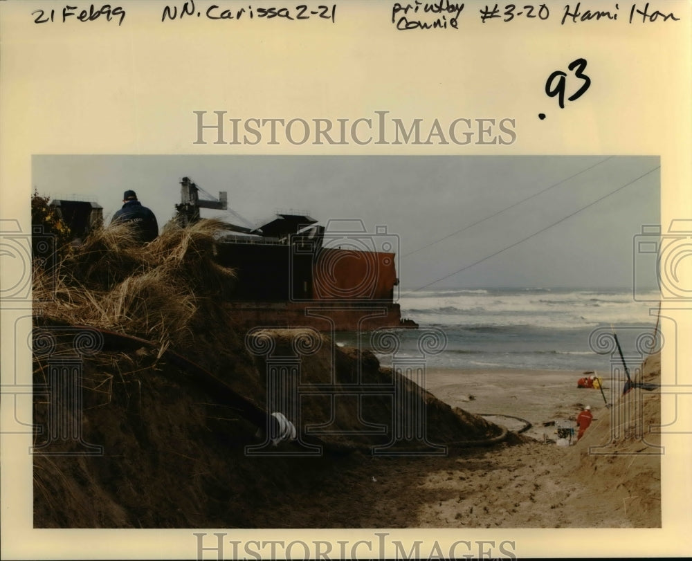 1999 Press Photo Ship Wreck Oregon, New Carissa - orb48875- Historic Images