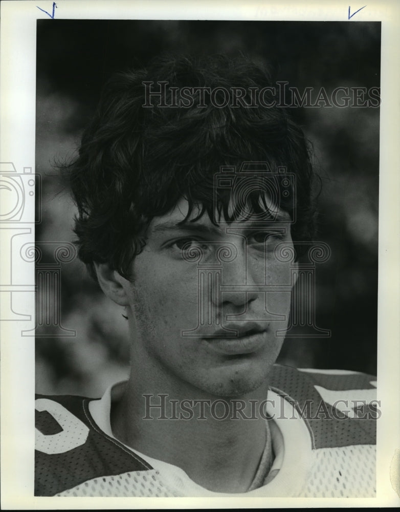 1982 Press Photo Jerry Higginbotham Pioneer quarterback in OC's win at West Linn- Historic Images