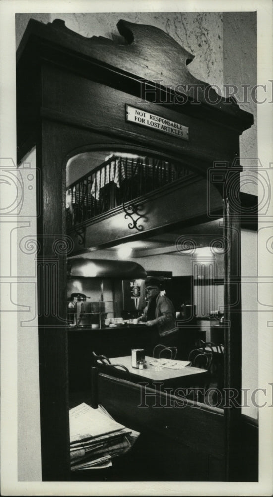 1972 Press Photo Griffin's Restaurant. - oro03971- Historic Images