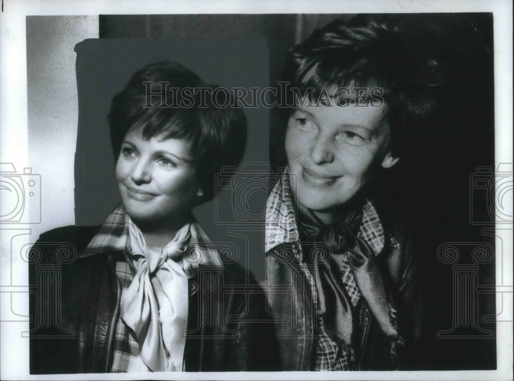 1971 Press Photo Geraldine Brooks in The Mystery of Amelia Earhart- Historic Images