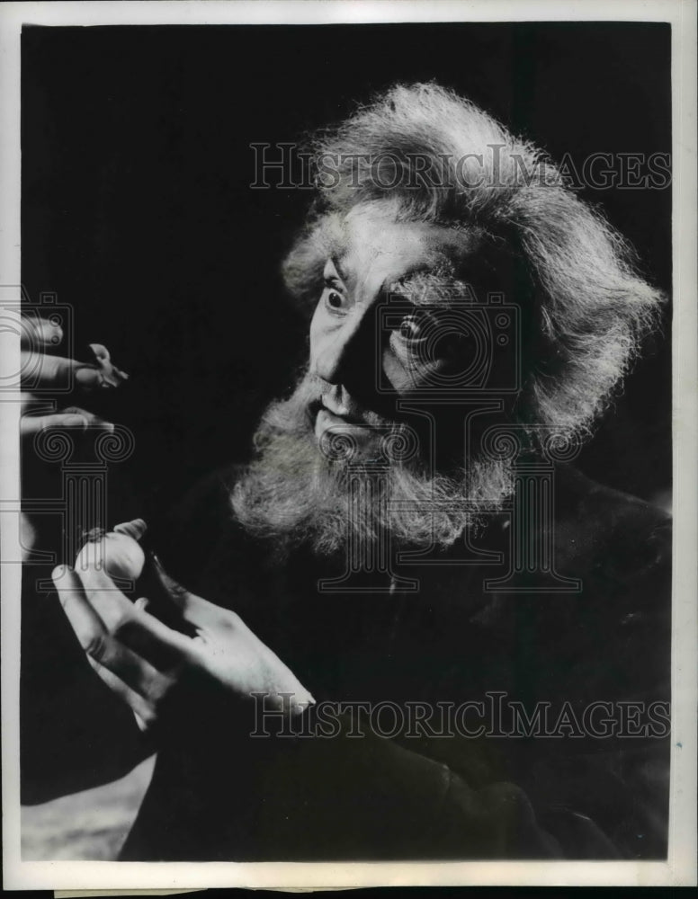 1946 Press Photo Ralph Richardson stars in the title role in Peer Gynt- Historic Images