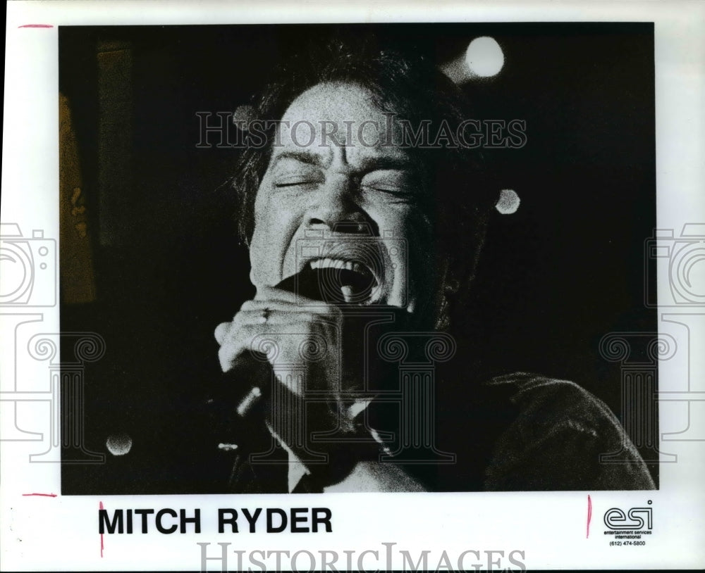 1990 Press Photo Mitch Ryder- Historic Images