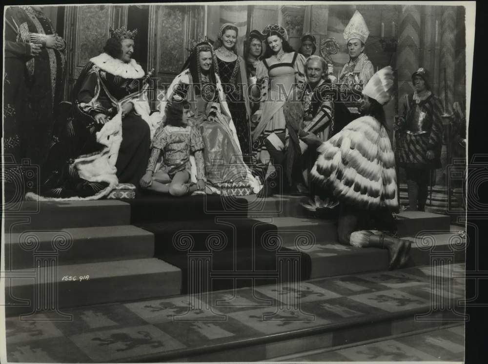 1949 Press Photo Florence Eldridge &amp; co-actors in &quot;Spain at Time of Columbus&quot;- Historic Images