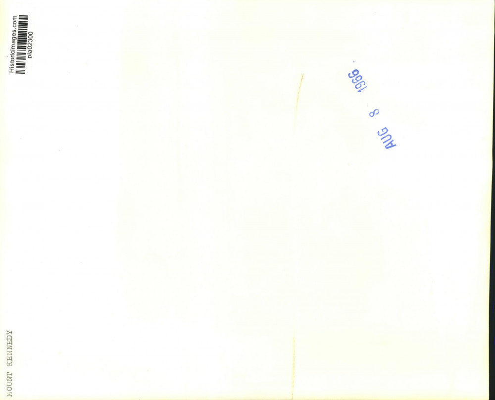 1966 Press Photo Mount Kennedy in the Canadian Yukon near the Alaskan border